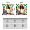 Easter Yolo Jk Brb Jesus Pillow Cover Comfy Cushion Cover Retro Trendy Pillow Case For Living Room Bed Chair