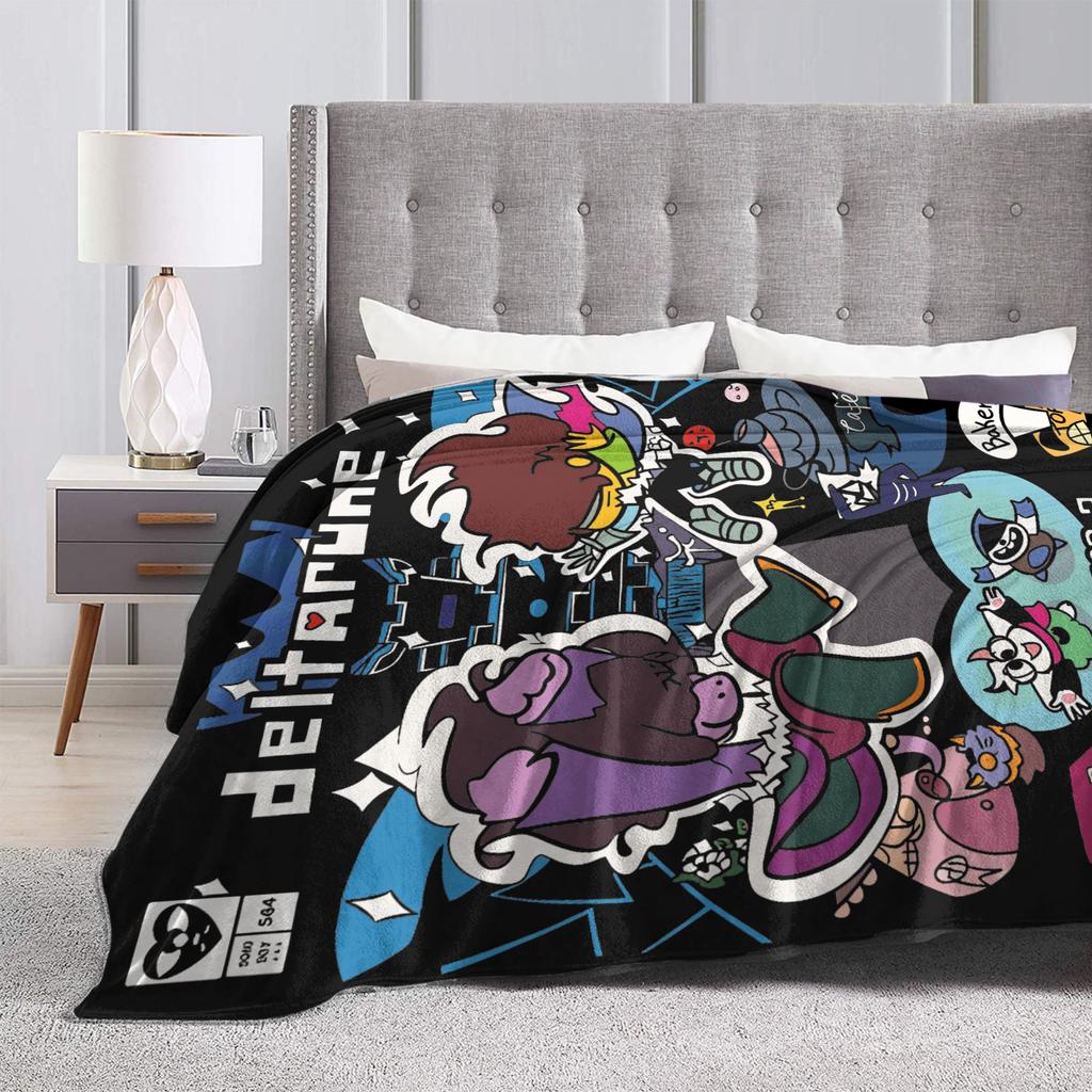 Игры Deltarune Крис Сьюзи Ральсей и Тенна Плед Супер Теплый Плед Зимний Пикник На Открытом Воздухе Новинка Покрывало