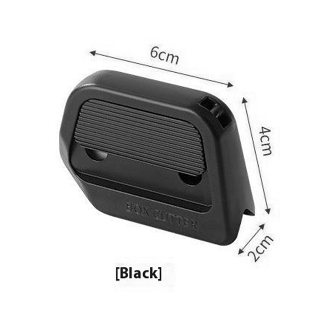 Magnetic Ceramic Cutter Retractable Cardboard Cutter Right Angle Groove Portable Safety Package Box for Home Offices Daily Use