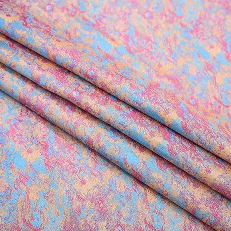 100*150 см жаккардовая парча звездное небо масляная живопись ткань для поделок сумки своими руками одежда ручная работа ремесло обивочная ткань