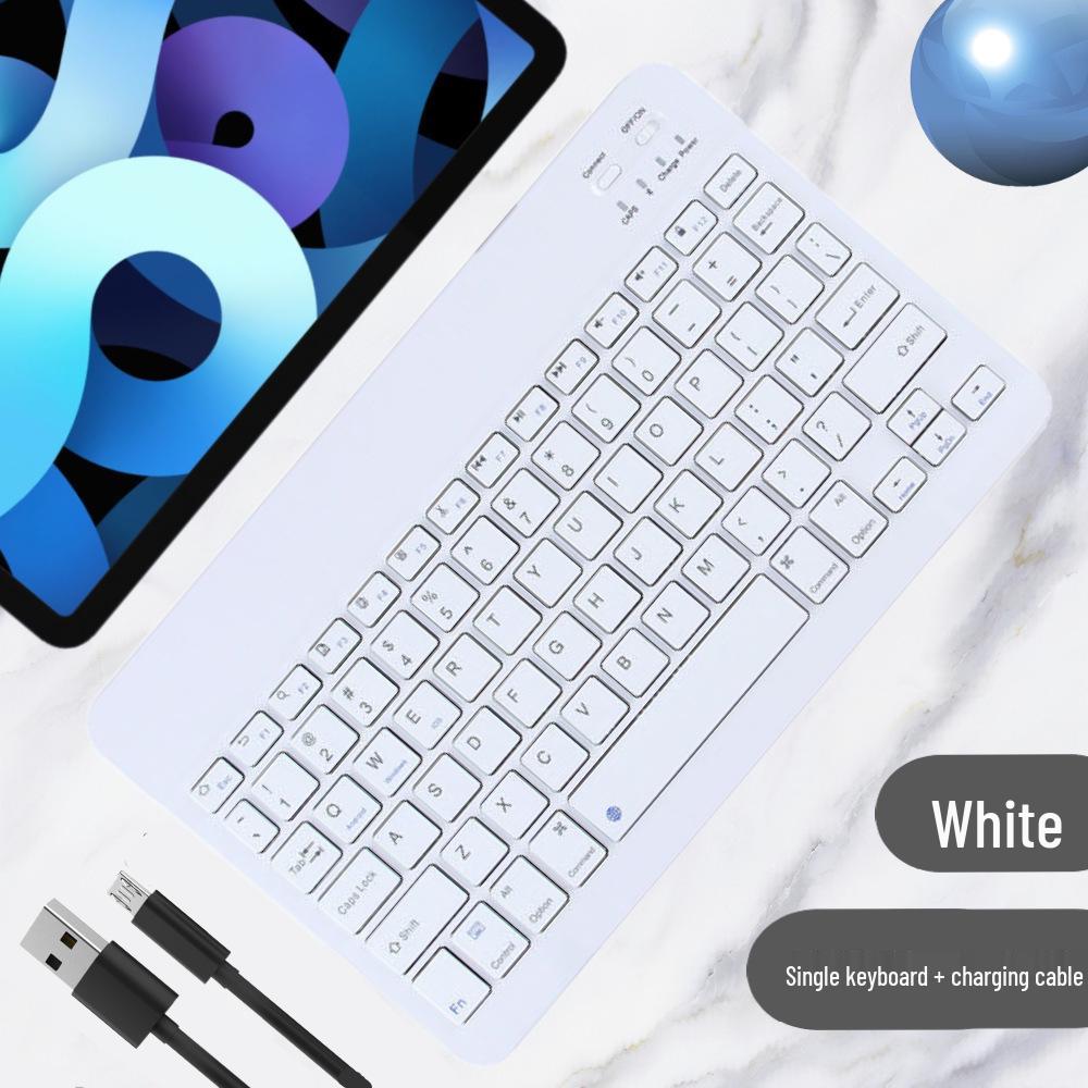 Универсальная беспроводная Bluetooth-клавиатура с сенсорной панелью для iPad, планшетов и телефонов