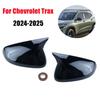 Для Chevrolet Trax 2025 2025 Наклейка на автомобиль Крышка бокового зеркала заднего вида Накладка на крыло Внешняя дверь Задний вид Чехол Накладка Вид под карбон