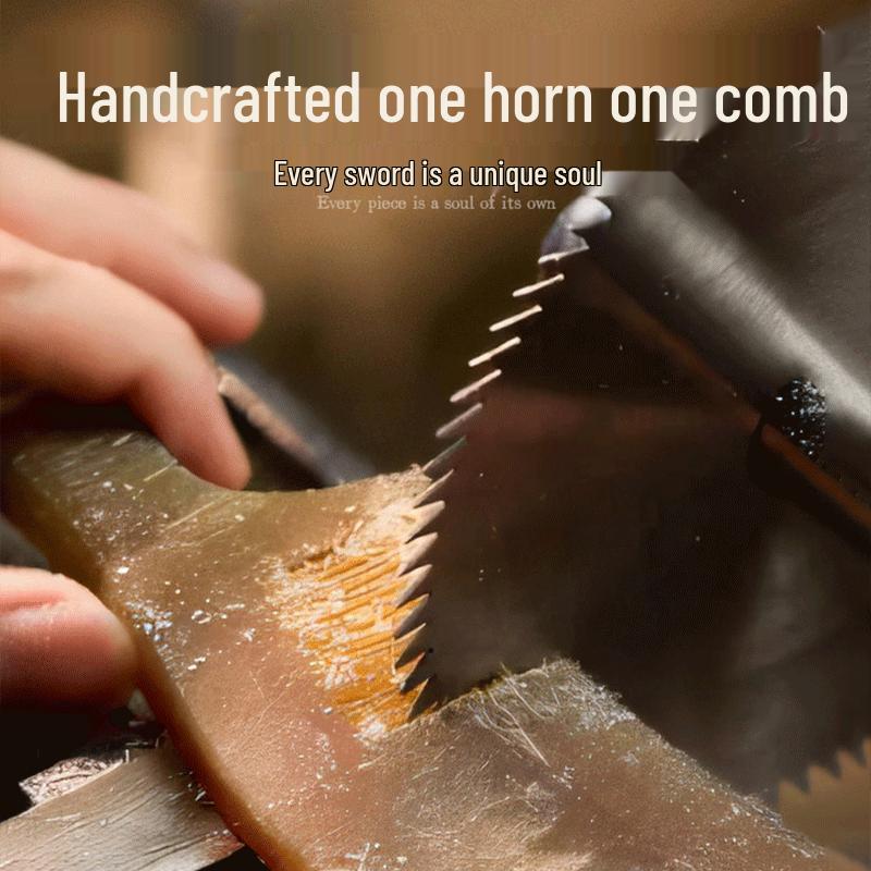HOMEMAKER Набор расчесок из натурального белого рога буйвола