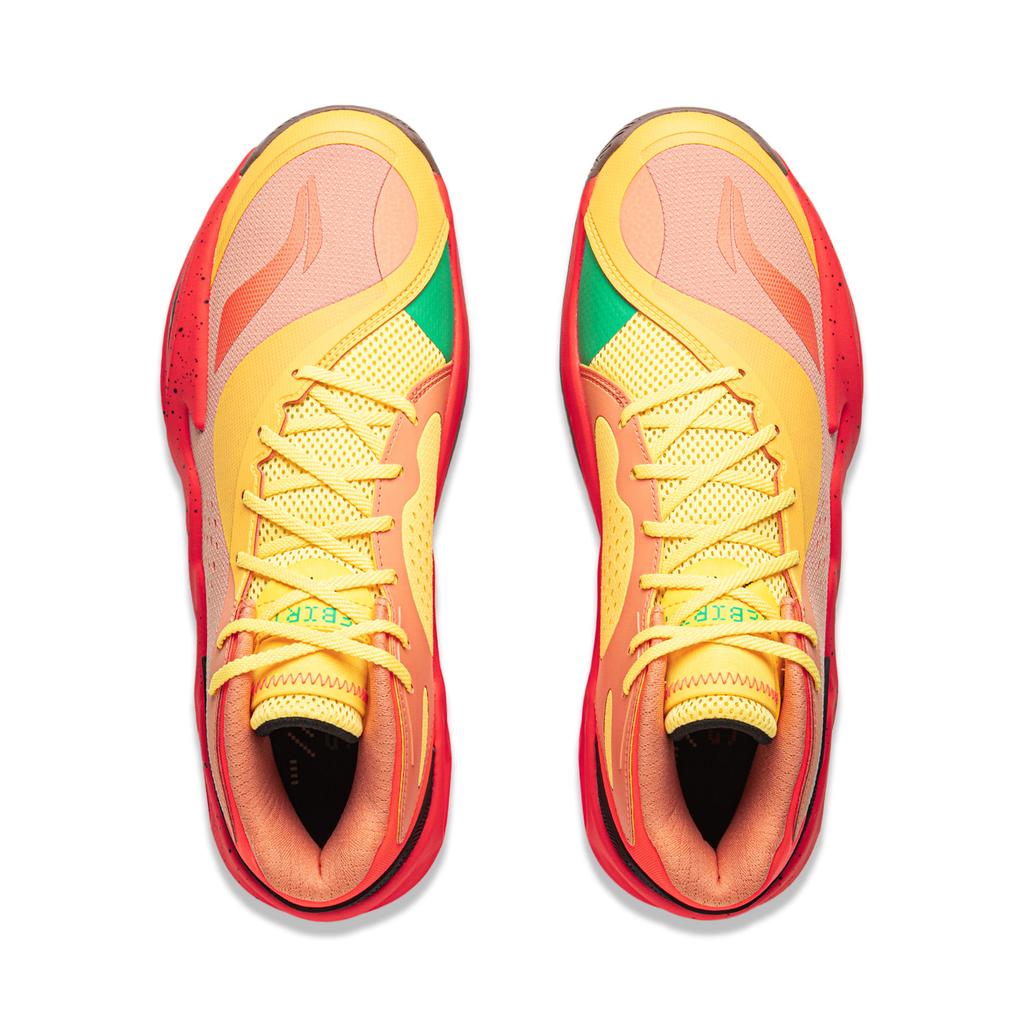 Li Ning Bull Grip Противоскользящие Стабилизирующая Поддержка Комфортная Амортизация Износостойкие Легкие Отскок Средние Баскетбольные Кроссовки ABAV071-3