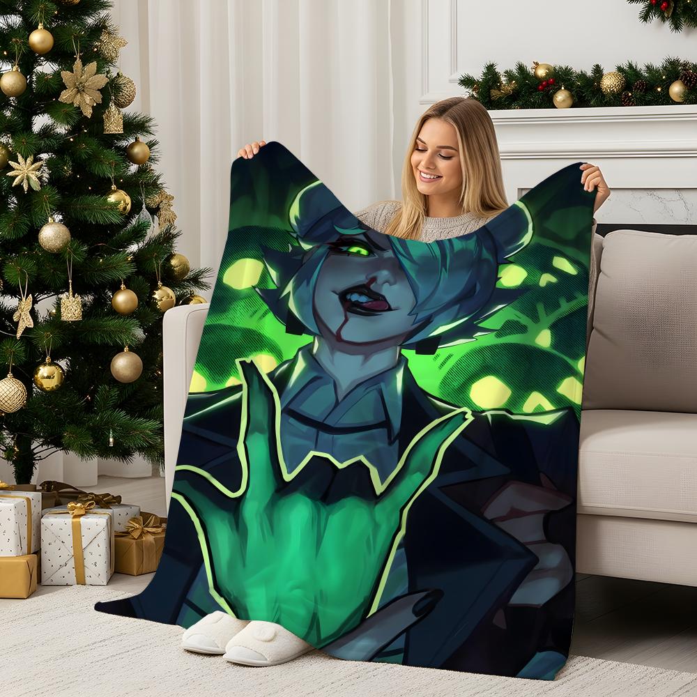 Game D-Deadlock Throw Flannel Blanket Perfect for Sofa Office Bed Travel Sleep Read Relax Camping four season use