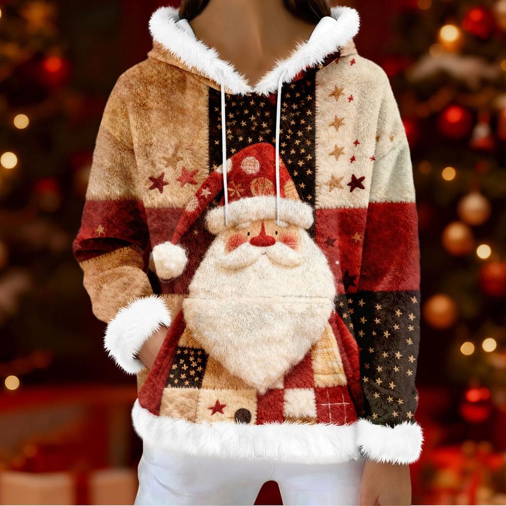 Толстовки для женщин оверсайз зимние плюшевые милые свитшоты пуловер модная осенне-зимняя одежда