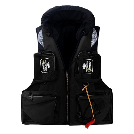 Life Vest Multi-pocket Detachable Large Buoyancy Bright Color Abrasion-resistant Water Assist Comfortable Adults Sea Fishing Water Sports Safety Life