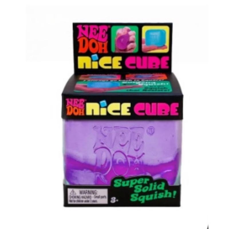 Needoh Nice Cube Сенсорный Сниматель Стресса Игрушка-Фиджет Для Тревоги и Концентрации Настольный Сенсорный Куб Для Взрослых и Детей