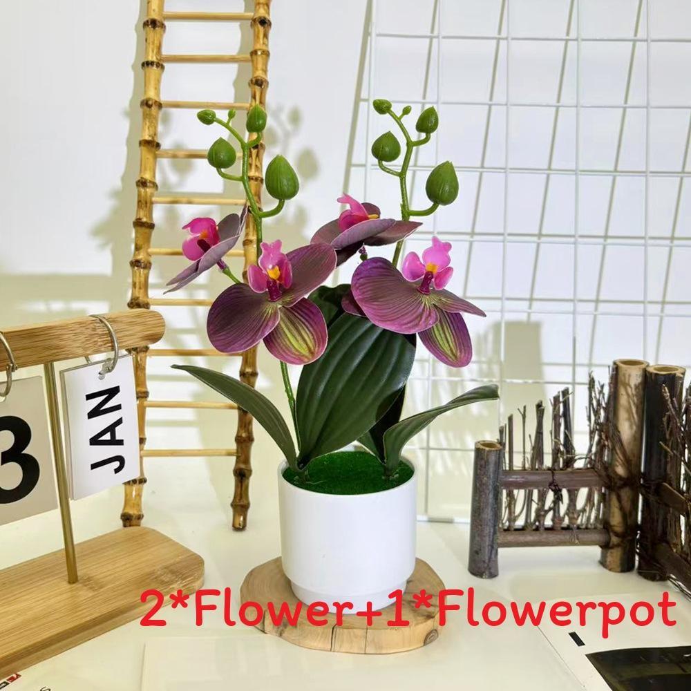 Phalaenopsis Flowers Artificial Decorative Plant For Home And Decoration Event