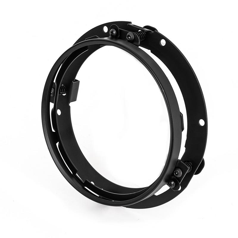 7" inch LED Headlight Mounting Bracket Ring Black Fit For Harley Davidson USA