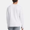 Under Armour Qualifier Fleece Warm Crew Neck Long Sleeve T-Shirt Men Tops White 1379304-100