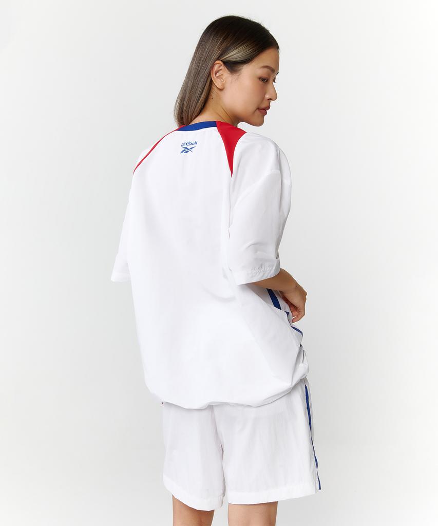 Reebok Базовые шорты-круги - Белые:синий