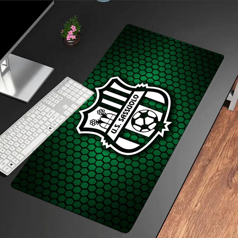 Sassuolo Football Crest Design Mouse Pad, Rubber Base, Mouse Pad for Gamers and Office Use, Gaming Desk , Easy To Clean Mat Christmas fan gifts