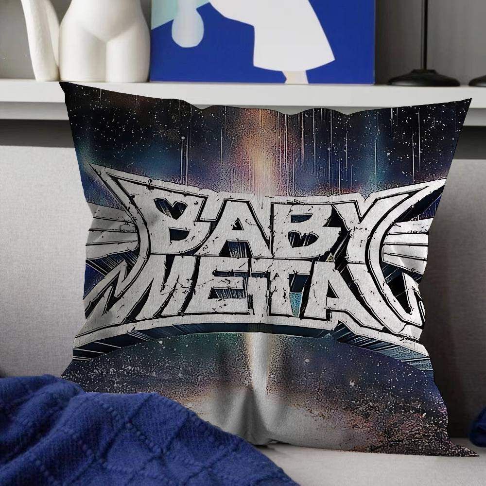 Японская группа B-BABYMETAL Музыкальный дизайн клена Наволочка Счастливый Осенний Урожай Декор Праздничный Декор Наволочка