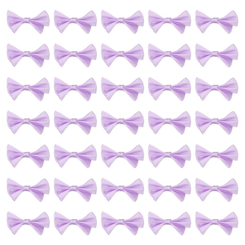 100 шт. 2,4" Мини галстук-бабочка атласная лента банты завязки скрутка банты маленькие бантики украшения для шитья подарок ремесло упаковка