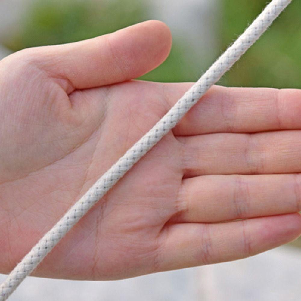 Прочные бельевые веревки Мягкий обвязочный шнур Многоразовая плетеная веревка Для помещений