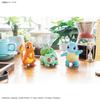 BANDAI SPIRITS Pokemon Plastic Model Collection Quick Charmander Bulbasaur Squirtle Set Plastic Model 11+13+17 & & Color-coded