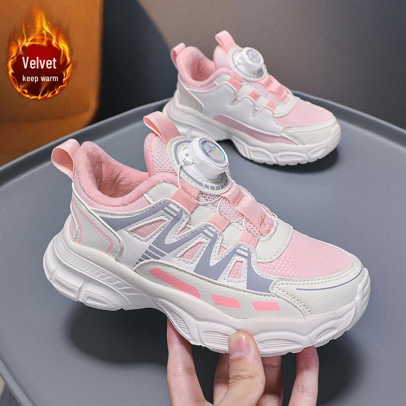 Женские зимние кожаные кроссовки 2025 года с бархатной подкладкой - Теплый и утолщенный дизайн