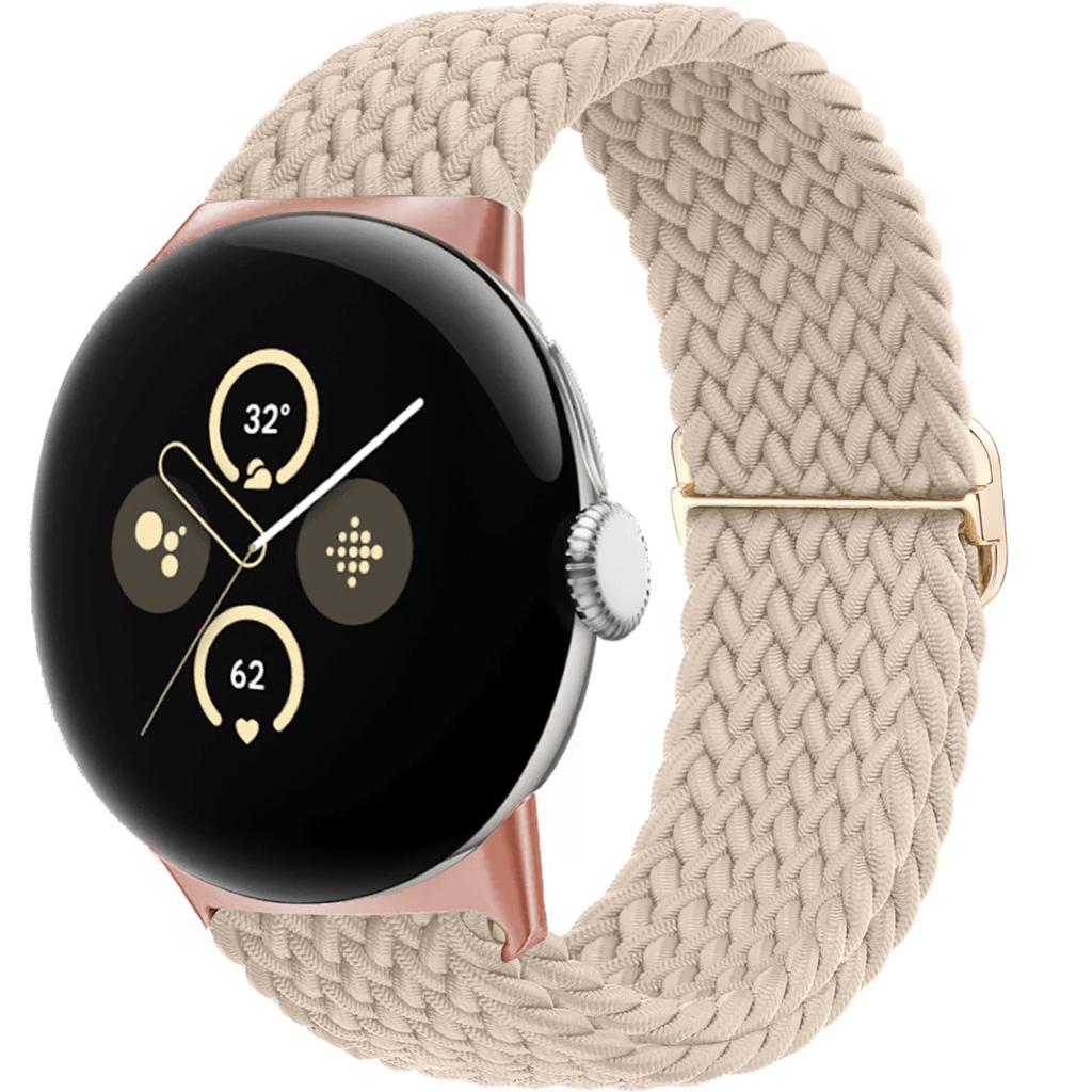 Braided Solo loop for Google pixel 3 4 2 band Accessories Smartwatch Elastic Adjustable Nylon correa bracelet Pixel Watch Strap