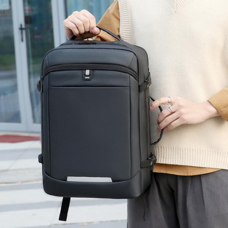 USB Travel Backpack For Men Women 40L Flight Approved Backpack 17 Inch Waterproof Laptop Backpack Large Luggage Business Backpack With Shoe Bag