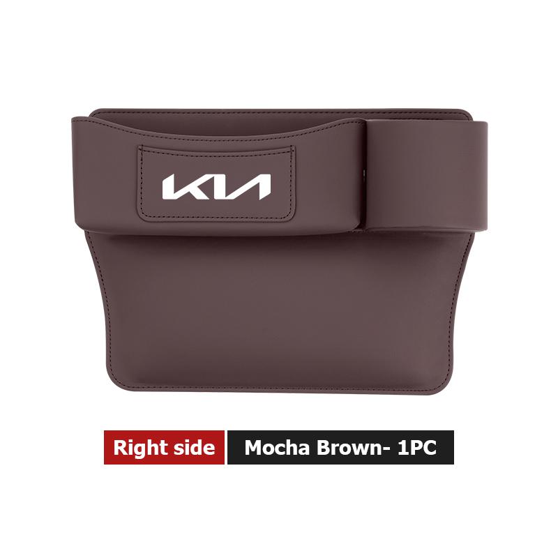 LQFH2 For KIA Car Door Side Seat Gap Storage Box Cup Holder Interior Accessories Rio K5 K2 Sportage Ceed Sorento Picanto Stinger Soul