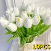 10 шт., цветы тюльпана, искусственный букет тюльпанов, искусственный цветок из пенополиэтилена для декора свадебной церемонии, домашний сад, украшение букета
