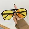 New Fashionable Retro Personalized Sunglasses Oversized Shades Street Photography Trendy European And American Style Sunglasses