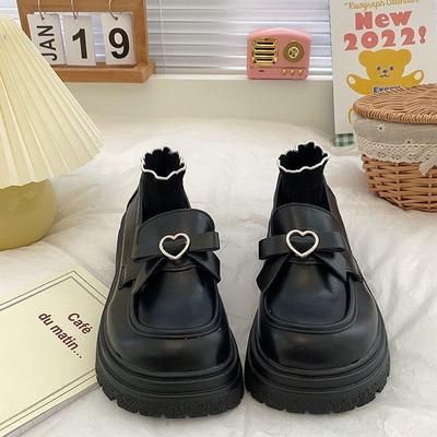 Японская школьная форма туфли Мэри Джейн универсальный дизайн нишевая одиночная обувь британские маленькие кожаные туфли женские осенние 2025 новые модели