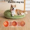 Интерактивная игрушка для собак, катящийся мяч, перезаряжаемая игрушка-мяч, активируемая движением, автоматически движущийся прыгающий мяч со светом для кошек и собак