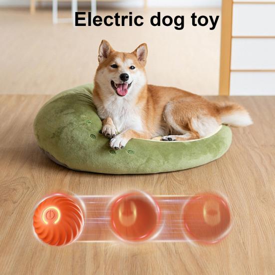 Интерактивная игрушка для собак, катящийся мяч, перезаряжаемая игрушка-мяч, активируемая движением, автоматически движущийся прыгающий мяч со светом для кошек и собак