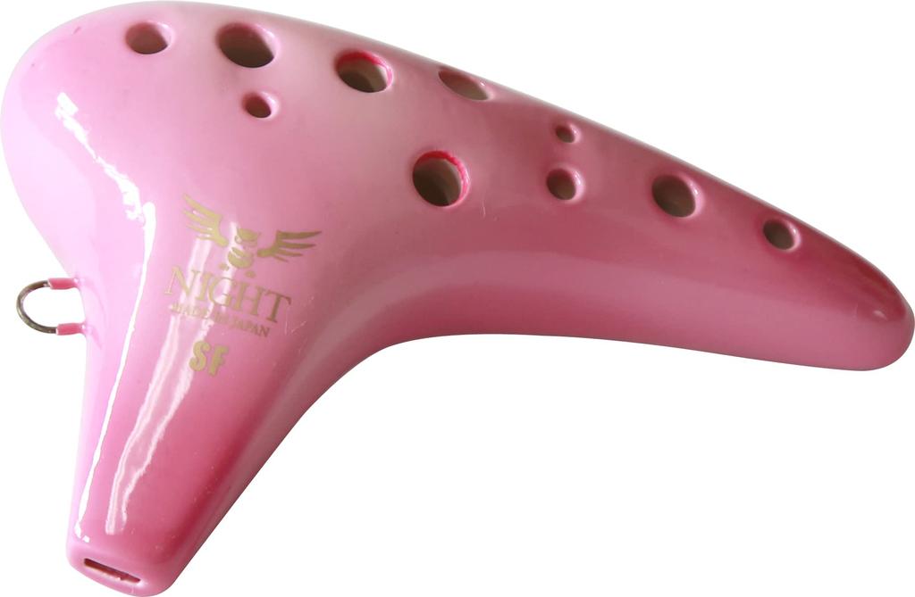 NIGHT Night Ocarina Tone Soprano F Tone Nadeshiko (shirabe) S-SFP (Pink)