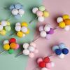 For Birthday Nice Looking Colorful Dessert Balloon Decoration Decorative Colorful Clay Balloon Cake Topper