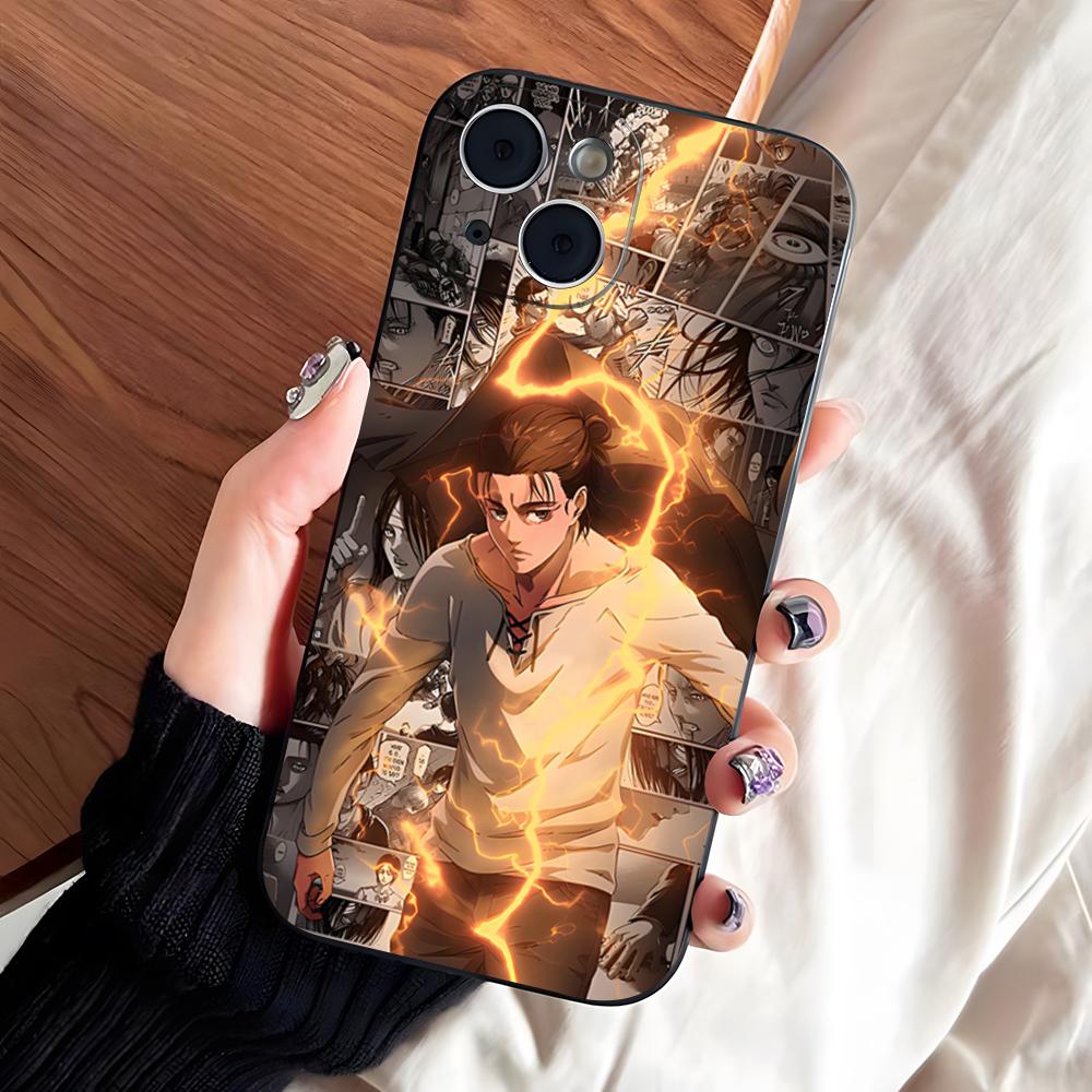 Attack On Titan Phone Case For IPhone 17 Pro Max 16 15 14 Pro Max 13 11 X Xs Xr 8 7Plus Silicone Cover