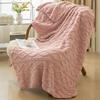 Blanket Comfortable Soft 3D Fashionable Design Plush Thick Warm Blanket, Soft Warm Plush Air Conditioning Blanket Flannel Throw Blanket