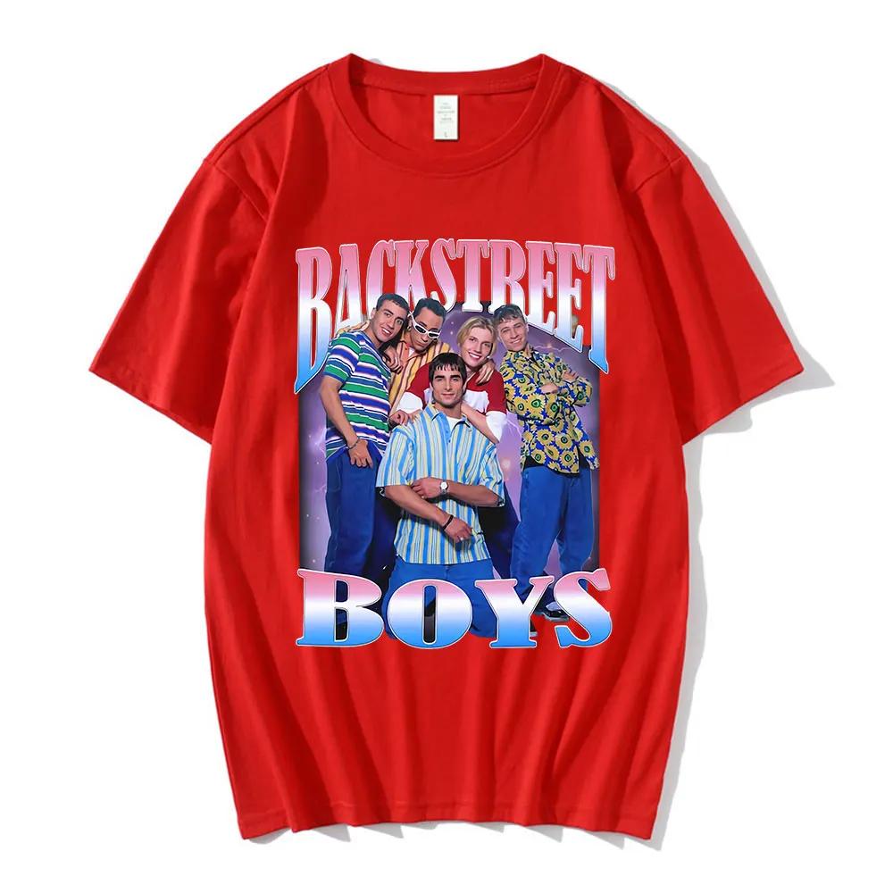 Футболка с графическим принтом Backstreet Boys 90-х винтажная футболка бойз-бэнда мужская женская хип-хоп готика оверсайз футболки уличная одежда