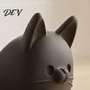 Нескользящий дверной клин 3D-печатный лежащий кот дверной стопор, Декоративный клиновидный стопор котенка, Форма Нескользящий напольный коврик дверной стопор для дома Гостиной Спальни