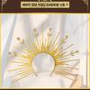 Sun God Glory Headband Star COSPLAY Hair Hoop Vintage Halloween Headband  Halloween Party Cosplay