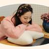 Soft Plush Throw Pillow Cute Bow Decorative Pillow New Lumbar Pillow  Bedroom