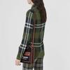 Burberry Карманная сумка со съемным регулируемым плечевым ремнем Хлопок и кожа Сумка-тоут Покупательская ручная сумка Женская сумка-тоут 80557461