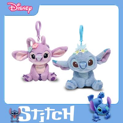 Disney S Лило Стич Стич Ангел Плюшевые Фигурки Фиолетовые Аниме Куклы Милые Брелоки Подвески Подарки на День Рождения Декор Комнаты