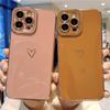 Мягкий гальванический чехол для телефона с сердечком для Iphone 13 Pro Max 12 11 Xs Max X Xr 7 8 Plus 12 Pro, защитный чехол для камеры