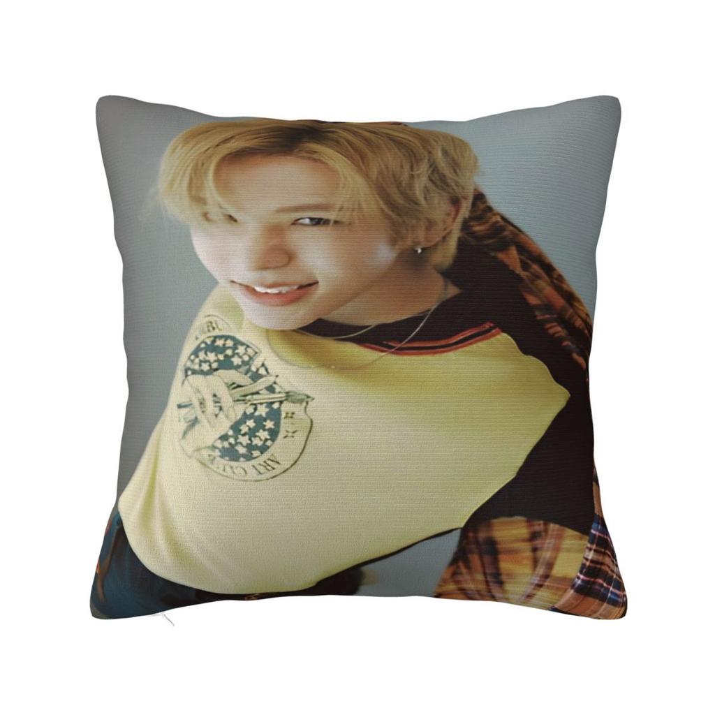 Sofa Decor Riize Kpop Style Idol Boy Group Pillowcase Accessories Pillow Cover Square Multi Size