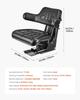 Waterproof Forklift Seat Adjustable Tractor Suspension Seat Mower Digger