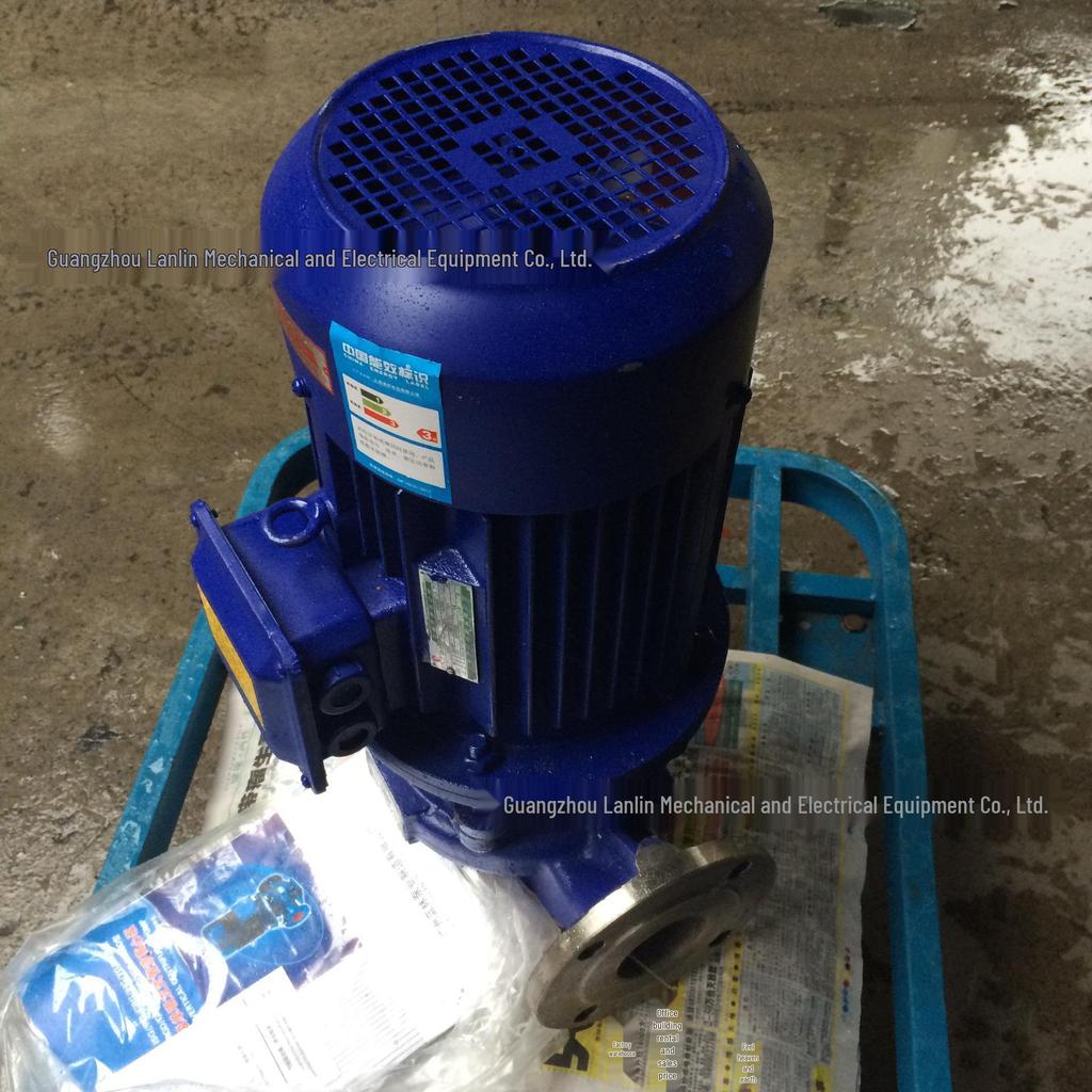 IHG65-200IA Explosion-Proof Vertical Stainless Steel Pipeline Centrifugal Pump, 11kW
