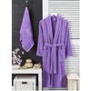 Комплект женского халата Elmira Лаванда 100% Хлопок Саляка