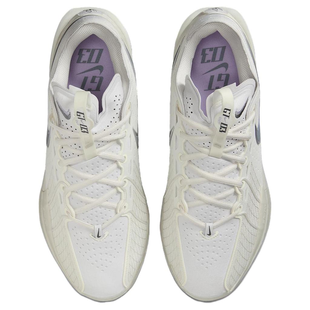 Nike ГТ. Низкие баскетбольные кроссовки Cut 3 с противоскользящей износостойкой подошвой, мужские белые баскетбольные кроссовки DV2918-106