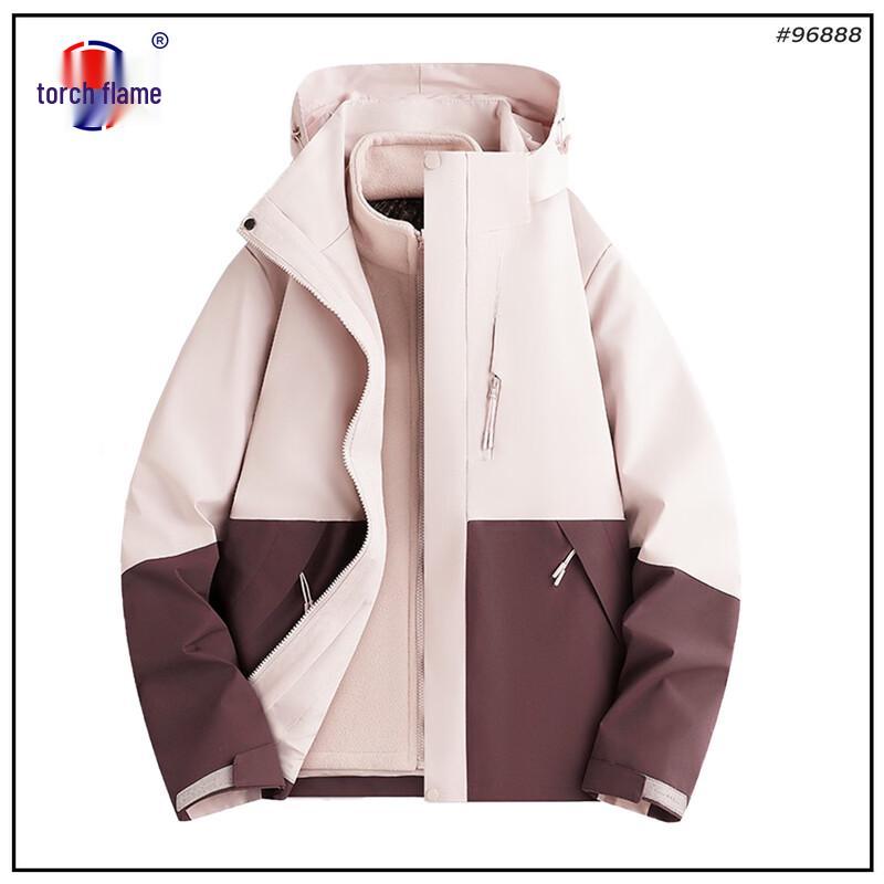 Ветрозащитная водонепроницаемая альпинистская куртка с пламенным дизайном