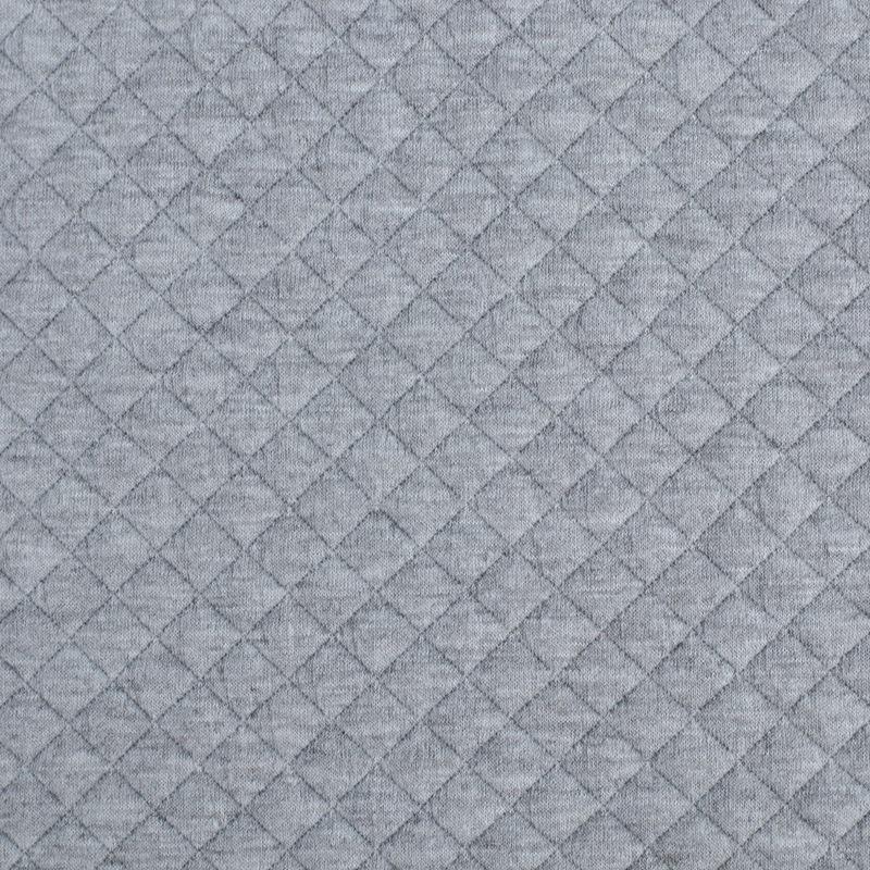 Square Grid Air Layer Jacket: Wire-Padded Polyester-Ammonia Fabric for Casual Home Wear.