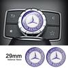 BVU1 GLA 2025 Для AMG 1 шт. 29 мм Маленькая наклейка для управления медиа в автомобиле Для Mercedes Benz A C E R M класса CLA GLA AMG W204 W210 W124 W205 W2