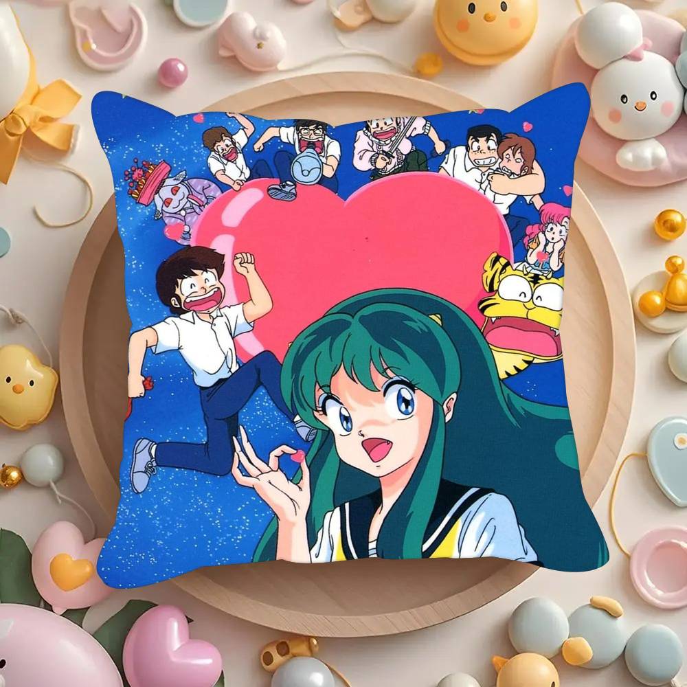 Милые аниме наволочки U-Urusei Yatsura, чехлы на подушки, диваны для гостиной, домашний декор, подарки